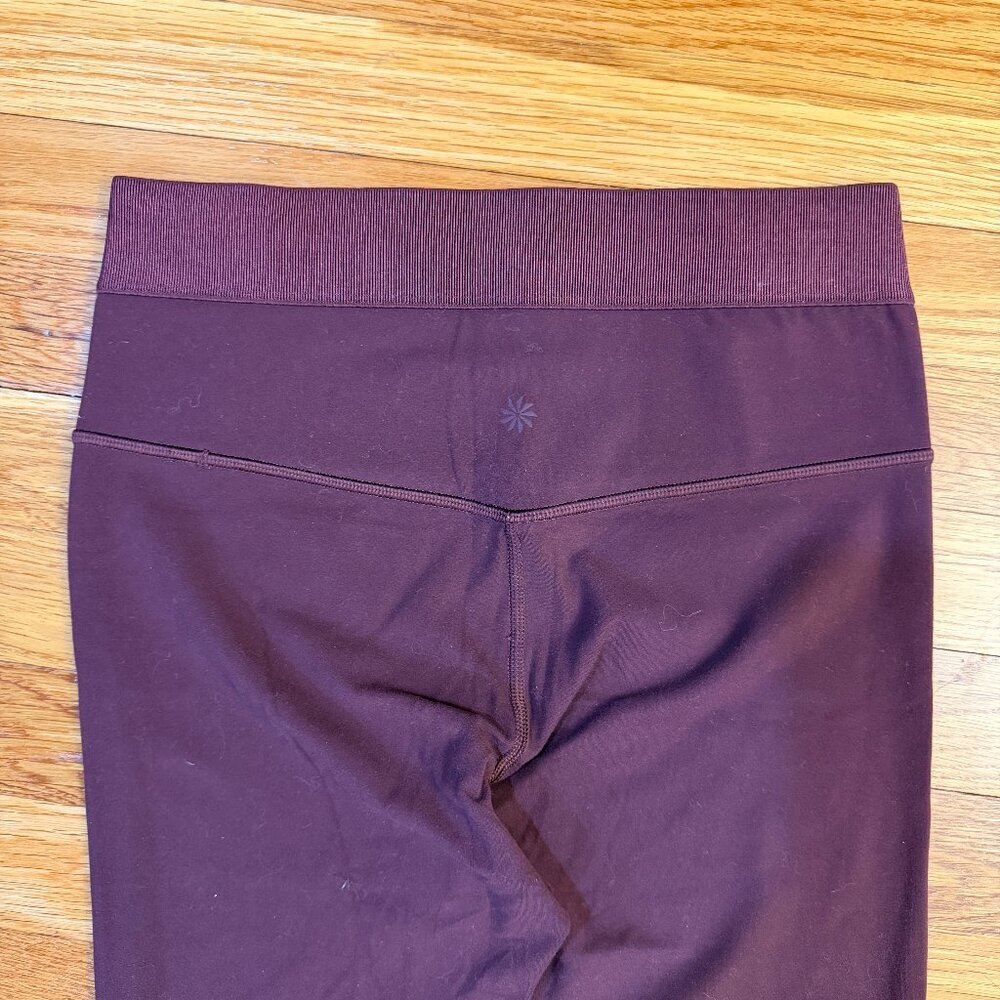 Athleta Aura Split Pant Dark Red/Burgundy/Wine - Size Small Flare Legging Pants - Picture 6 of 6